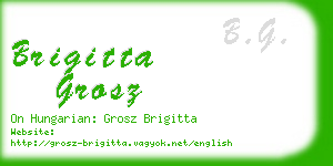 brigitta grosz business card